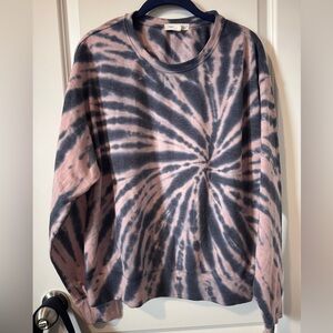 Treasure and Bond Tie Dye Pink and Blue Size Medium Long Sleeve